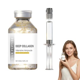 3PCS Deep Collagen Anti Wrinkle Cream In Serum,Crema antiarrugas con colágeno profundo en sérum,Anti Aging,Face Tightening,Korean Deep Collagen Peptides Face Peptide Serum 1.7fl oz/50ml (1PC)
