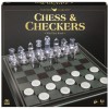 Spin Master Games, Clear Chess and Checkers Set with Glass