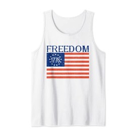 4th Of July T American Flag 1776 Betsy Ross Flag Men Women Tank Top