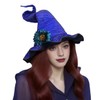 IPENNYE Witch Hat, Halloween, Witch Hat, Lolita, Headpiece, Flowers, Removable,