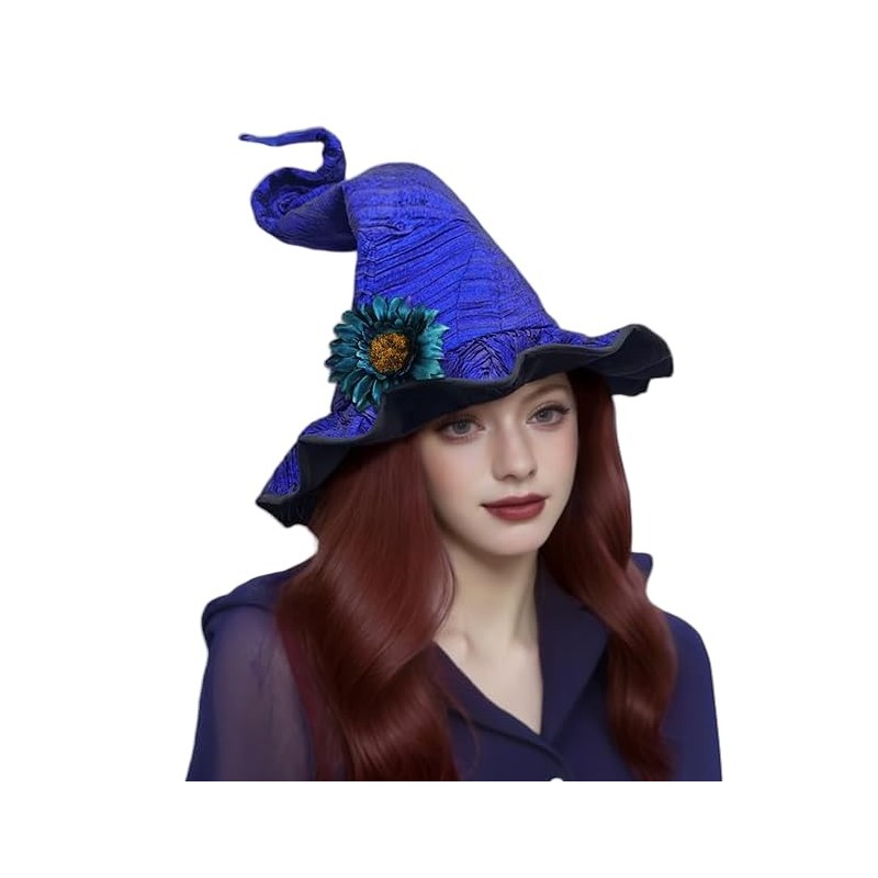 IPENNYE Witch Hat, Halloween, Witch Hat, Lolita, Headpiece, Flowers, Removable,