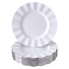 Silver Spoons Fancy Appetizer Plates | 20 pc | Heavy