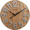 FirsTime & Co. Slat Wood Wall Clock, 22.5", Tan,243