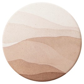 &NE NRS-288-SSNO Ceramic Diatomaceous Earth Coaster NIJIMI Watercolor Dark Made in Japan Asbestos Free Mino Ware Cork Water Absorption Japanese Pattern Glass Water Droplets Diatomaceous Earth Coaster