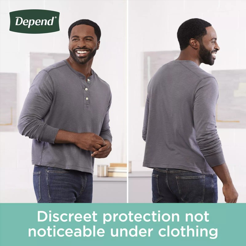 Depend Fresh Protection Adult Incontinence Underwear for Men, Disposable, Max...