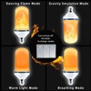 Yewclls LED Flame Effect Light Bulb, 4 Modes E26 Base