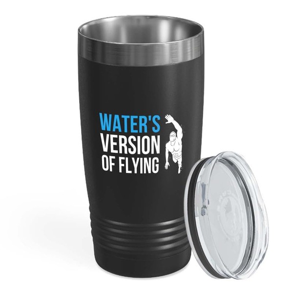 Swimmer Black Edition Viking Tumbler 20oz - Waters version -