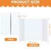 Henoyso 8 Pieces Tri Fold Poster Board Lightweight Fold Presentation