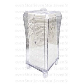 크리스탈화장솜케이스 화장솜 면봉 화장솜통 이미용 위생 Crystal Cotton Pad Case Cotton Pad Cotton Swab Cotton Pad Container Beauty Hygiene
