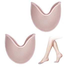Toe Pads for Pointe Shoes Soft Ballet Toe Pads Pointe Shoe Toe Pads Fabric Toe Protectors Cover Women Toe Cover Toe Pouches Pads for Ballet Shoes High Heels