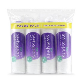 Swisspers Make Up Pads 4 x 80 Pack