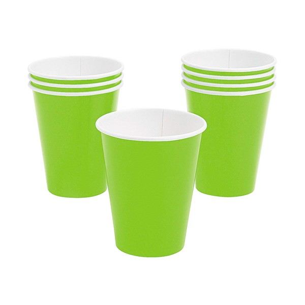 Fun Express - Lime 9 Oz Paper Cups (24pc) -