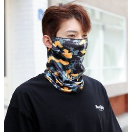 Cooling Breathable Mesh Earloop Mask & Headscarf for Summer UV Protection Cycling & Outdoor Sports Women 10ea