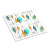 Blue/Green/Orange Modern Retro Abstract Atomic Art Double Toggle Wall Plate
