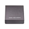 Van Heusen Men Braid Leather Bracelet with Three Stainless Steel
