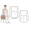 Style Arc Sewing Pattern - Melinda Knit Tunic (Sizes 18-30)