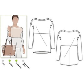 Style Arc Sewing Pattern - Melinda Knit Tunic (Sizes 18-30)