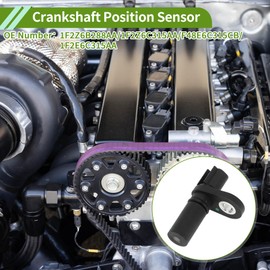 HOPESPANNER No.1F2Z6B288AA Crankshaft Position Sensor for Ford F-150 97-08 10 4.2L Sturdy Black Engine Crank CKP Sensor Metal Plastic 1 Pc