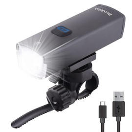 BenRich Bicycle Light, 3,000 mAh, Type-C Charging, 1,000 Lumens, 5 Levels of Dimming, High Brightness LED, Waterproof, Flashlight Compatible, For Commutes, Climbing, Night Fishing, Power Outages,