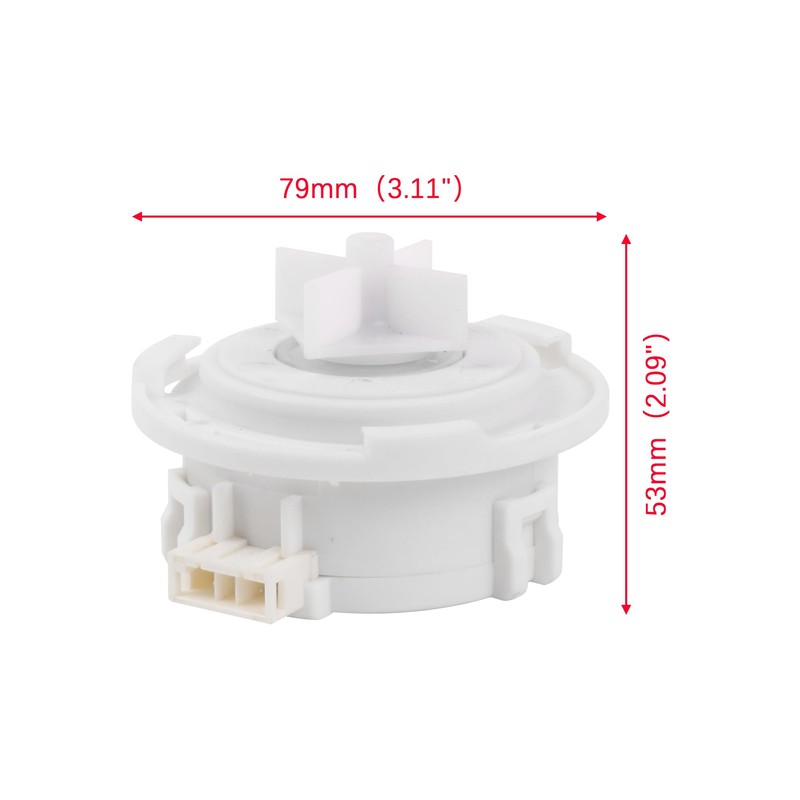 Emptty Dishwasher Drain Pump Motor Replacement for Kenmore LG EAU62043403