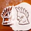 BAKERLOGY Cockatoo Head Cookie Cutter - Detailed Cookie Cutter Design