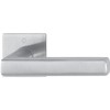 Hoppe Lever Dallas with Flickering Hrosetten without Key Escutcheon, Stainless