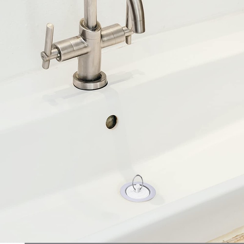 VARNAHOME Stainless Steel Bath Tub Drain Assembly W/Wash Tray Plug