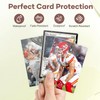 1200 Count Card Sleeves, Clear Baseball Card Sleeves, Soft Trading