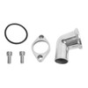 Water Neck Thermostat Housing 8459BK 15° Swivel Silver Thermostat Housing