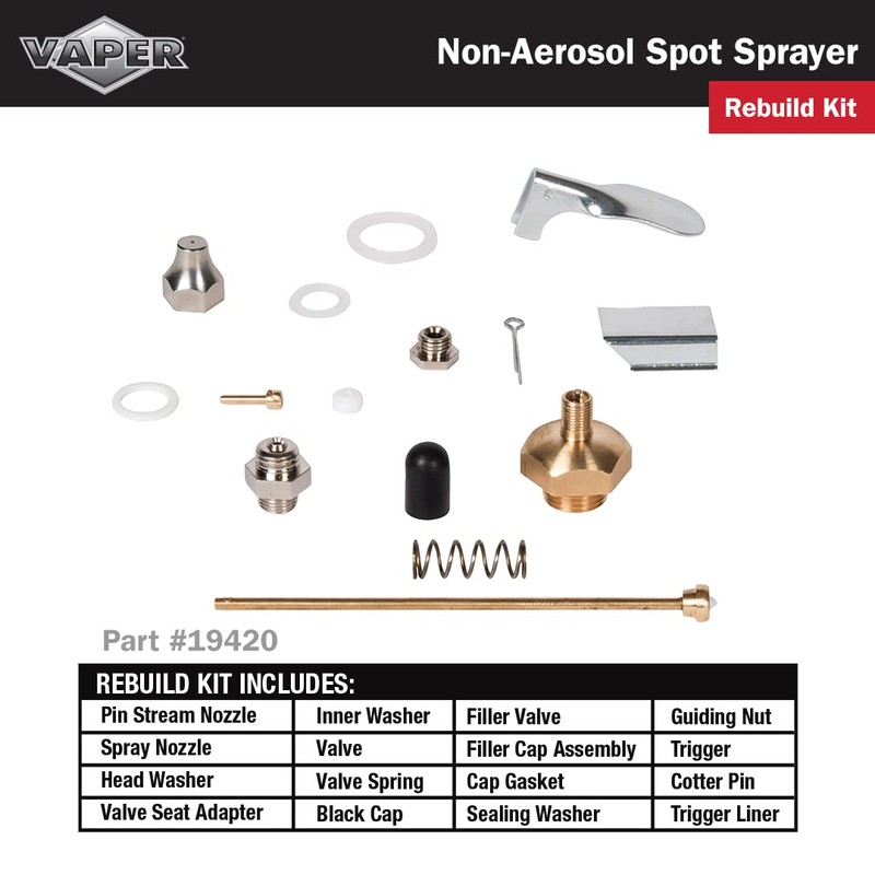 Vaper Vaper 19421 Twin Pack Spot Spray Non-Aerosol Sprayer Set