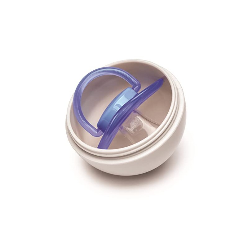 melii Pacifier Pod – Grey & Blue - Pacifier Storage