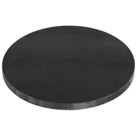 eoere 6 PCS 4" Round Weldable Heavy Duty Steel Sheet Base Plate Flat Backing Plate Disks, Flat Disc Shaped Base Plate Sheet Weld on Tabs, Thick 7/32"(5.6 mm)