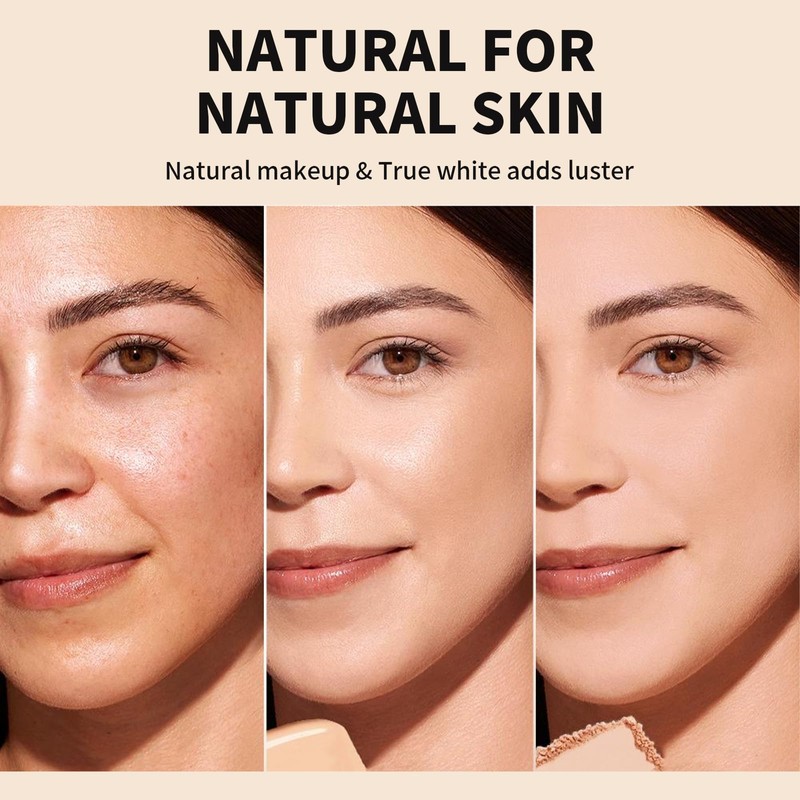 VARKAGE 2 Stück Matte Foundation Stick,Leichte, aufbaubare, volle Deckkraft,Langlebige Gesichts