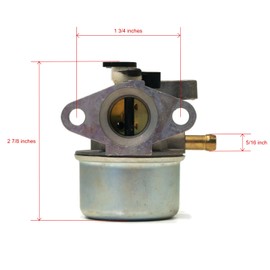 The ROP Shop | Carburetor for Briggs & Stratton 128802-0209-01, 128802-0211-01 & 128802-0211-02