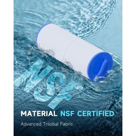 AQUALTRA Spa Filter Replaces Pleatco PWW50L, Unicel 4CH-949, Filbur FC-0172, SD-01143, Waterway 817-4050, Dynasty Rising Dragon 50, SC757, FD2007, 5 x 13 1/16 Screw in Hot Tub Filter 2 Pack (White)