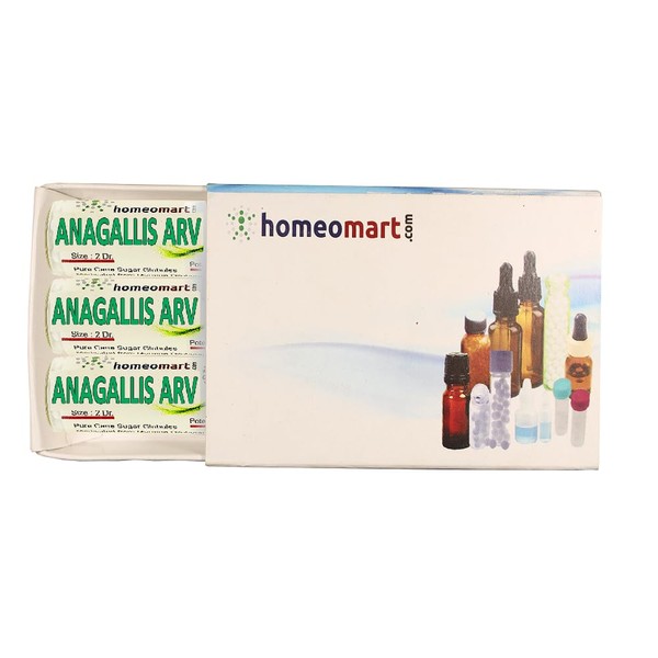 Homeomart.com Anagallis Arvensis Homeopathy Pellets (Pills) in 1M Potency, Pack