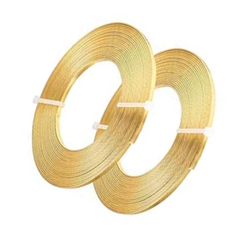 SWJ Brass Bezel Wire – 24 Gauge, 1/8" x 5