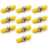 TEZONG ST Female to ST Female Fiber Coupler Singlemode/Multimode Simplex