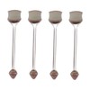 FOMIYES 4pcs Facial Care Tool Metal Pore Cleaning Pimple Comedone