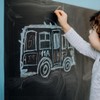 Chalkboard Paint White Chalk Board Paint for Wood, Metal, Glass,