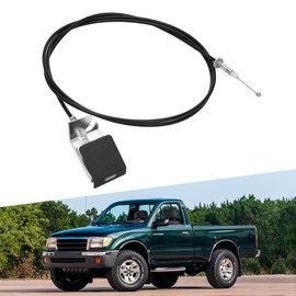 912-100 Hood Latch Release Cable with Handle Assembly Compatible with 1996-2004 Toyota Tacoma, Hood Cable Replaces OEM # 5363004020