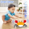 Crawling Crab Toy for Kids with Music, Electronic Light Up