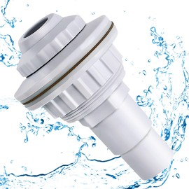 Pool Einlaufdüse Verstellbar, Einlaufdüse Pool Düse 32mm, Düse Pool Auslassdüse, Einlaufdüse Stahlwandpool, Pool Rücklaufdüse mit Schwenkbarem Kopf, Einströmdüse Pool für Schlauchanschluss 32mm/38mm