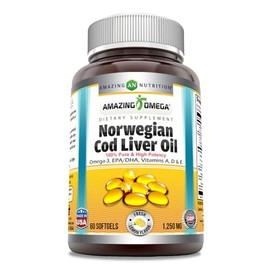 Amazing Nutrition Incre?ble Suplemento de Aceite de H?gado de Bacalao