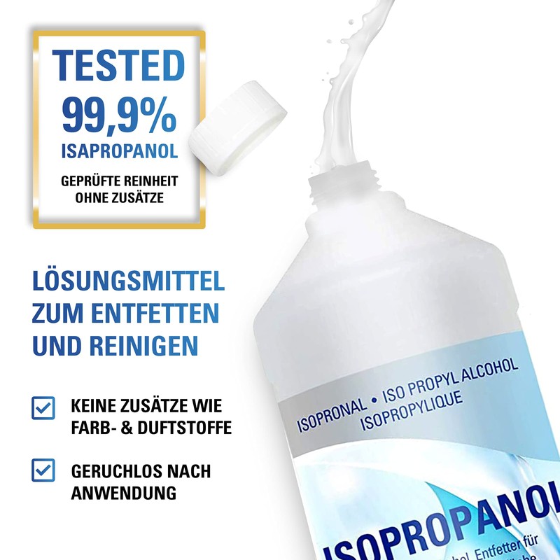 Isopropanol 99.9%, 1 litre