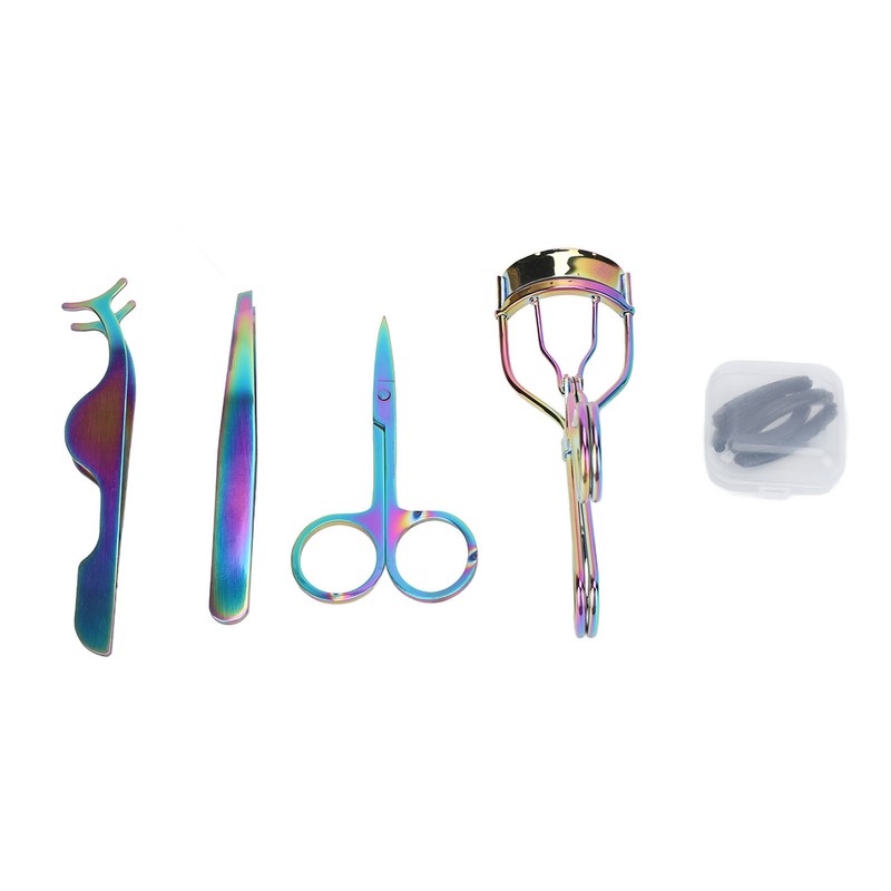 Eyelash Curler Set Humanized Design Colorful Durable Eyelash Curling Tools