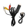 AV to HD Multimedia Interface Cable 3 RCA to HD