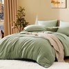WRENSONGE Sage Green King Comforter Set, 7 Pieces Soft Microfiber