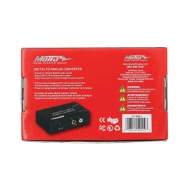 Metra CS-DAC2 Digital TOSLINK/Optical SPDIF to RCA Audio Converter