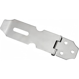 MACHSWON Stainless Steel Padlock Hasp 2.5 Inch Door Latch Padlock Security Hasp Catch Staple Shed Clasp with Screws for Door Window Cabinet Pet Cage Crate Fitting Accessories